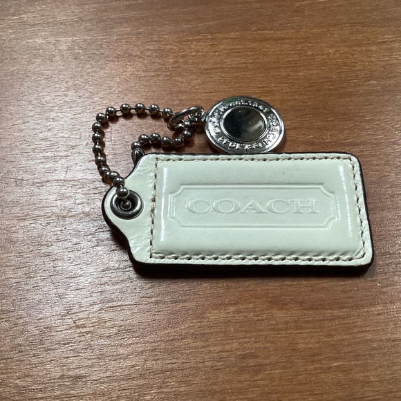 Coach Off White Bag Tag/Hang Tag/ Bag Charm - Picture 4 of 8
